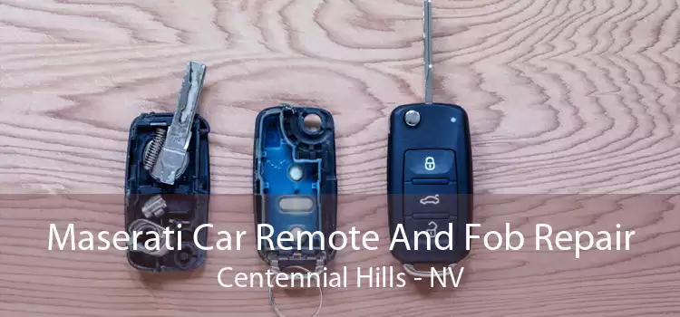 Maserati Car Remote And Fob Repair Centennial Hills - NV