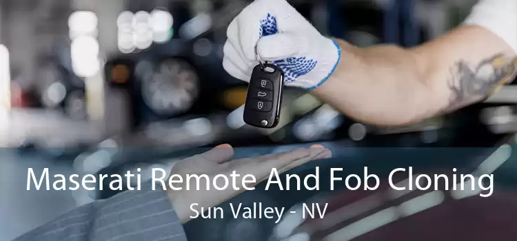 Maserati Remote And Fob Cloning Sun Valley - NV