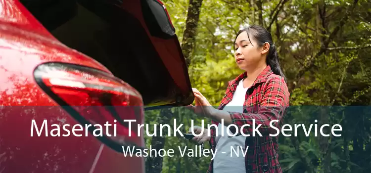 Maserati Trunk Unlock Service Washoe Valley - NV
