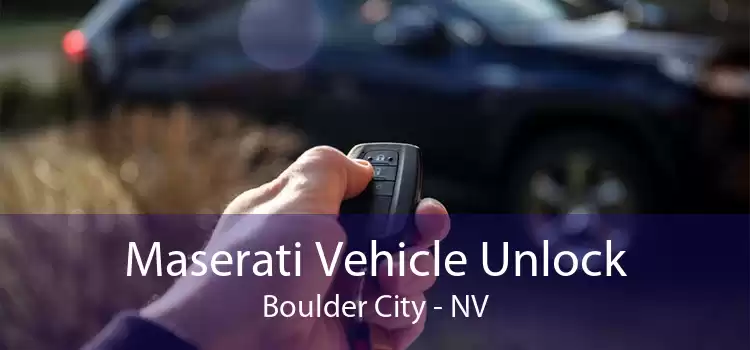 Maserati Vehicle Unlock Boulder City - NV