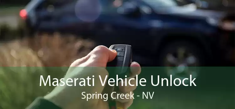 Maserati Vehicle Unlock Spring Creek - NV
