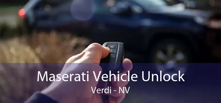 Maserati Vehicle Unlock Verdi - NV