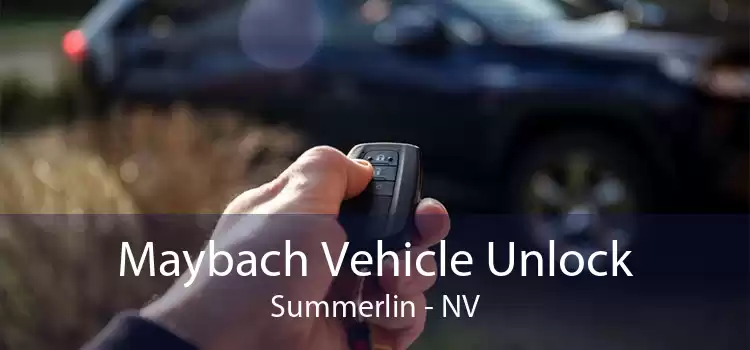 Maybach Vehicle Unlock Summerlin - NV