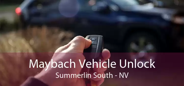 Maybach Vehicle Unlock Summerlin South - NV
