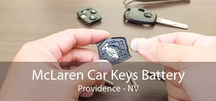 McLaren Car Keys Battery Providence - NV