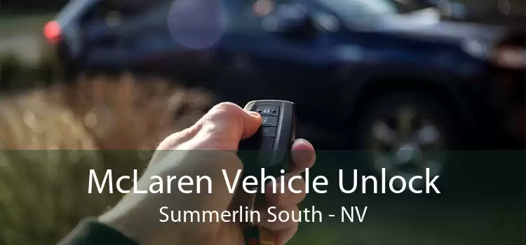 McLaren Vehicle Unlock Summerlin South - NV
