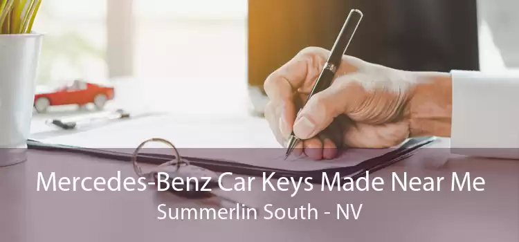 Mercedes-Benz Car Keys Made Near Me Summerlin South - NV
