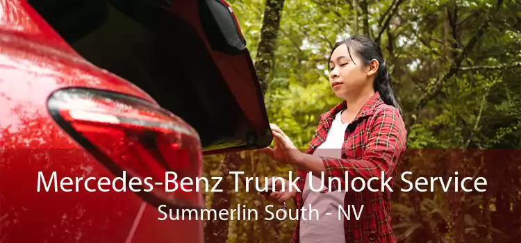 Mercedes-Benz Trunk Unlock Service Summerlin South - NV