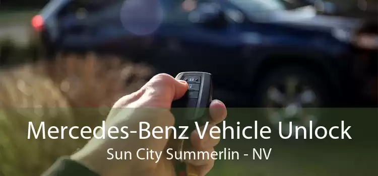 Mercedes-Benz Vehicle Unlock Sun City Summerlin - NV