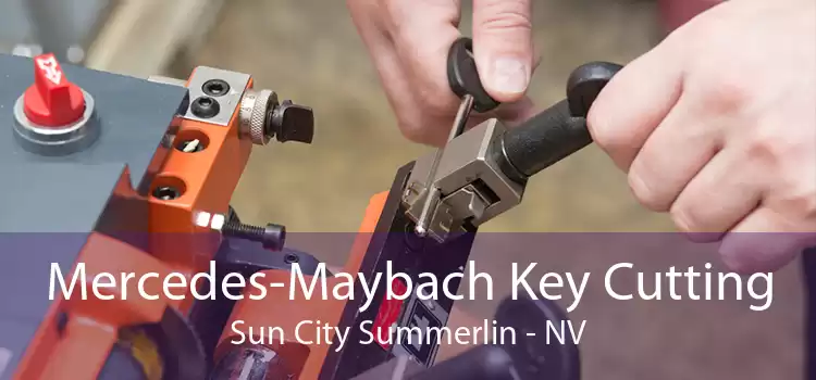 Mercedes-Maybach Key Cutting Sun City Summerlin - NV