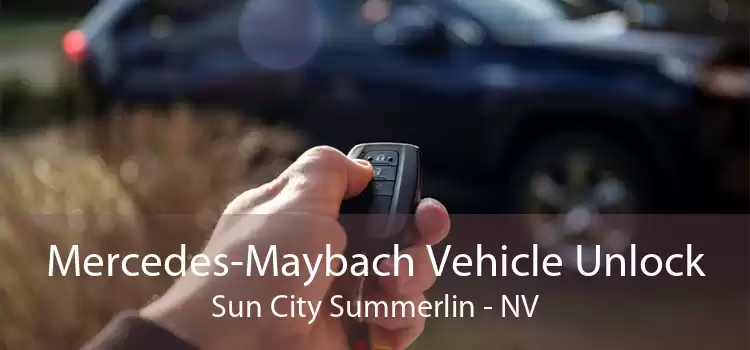 Mercedes-Maybach Vehicle Unlock Sun City Summerlin - NV