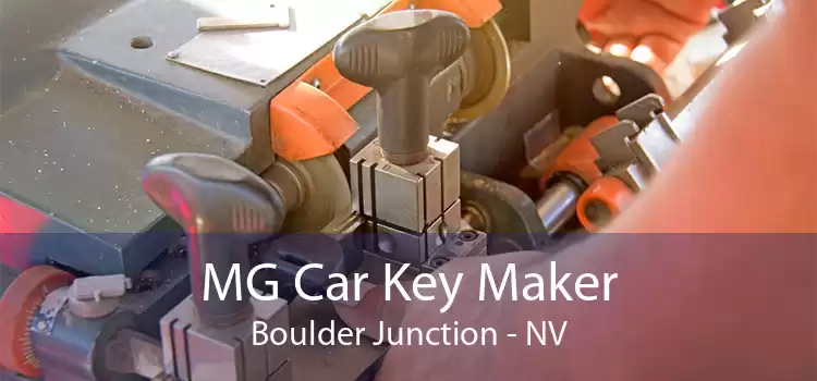 MG Car Key Maker Boulder Junction - NV