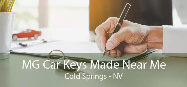 MG Car Keys Made Near Me Cold Springs - NV