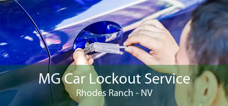 MG Car Lockout Service Rhodes Ranch - NV
