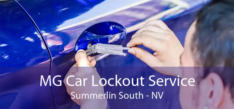MG Car Lockout Service Summerlin South - NV