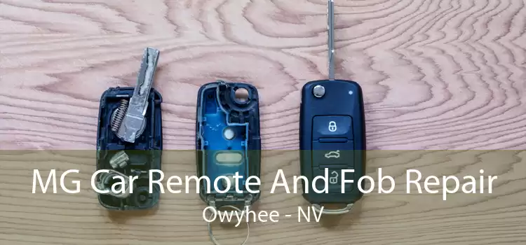 MG Car Remote And Fob Repair Owyhee - NV