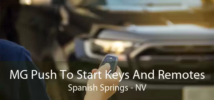 MG Push To Start Keys And Remotes Spanish Springs - NV