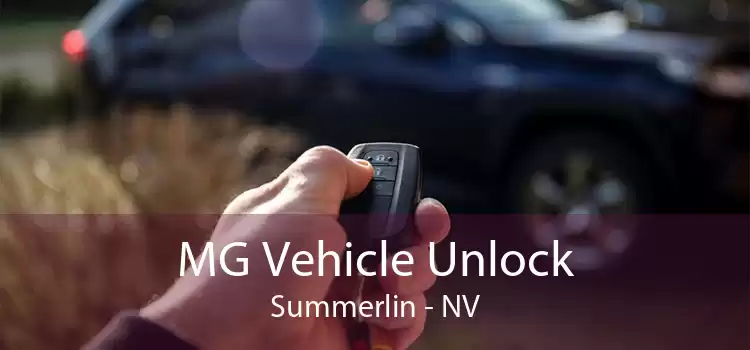 MG Vehicle Unlock Summerlin - NV