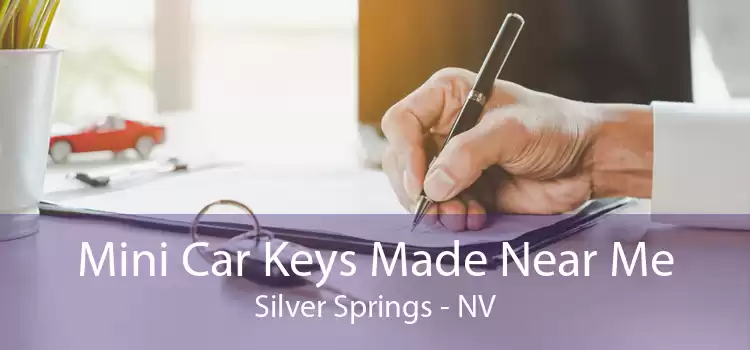 Mini Car Keys Made Near Me Silver Springs - NV