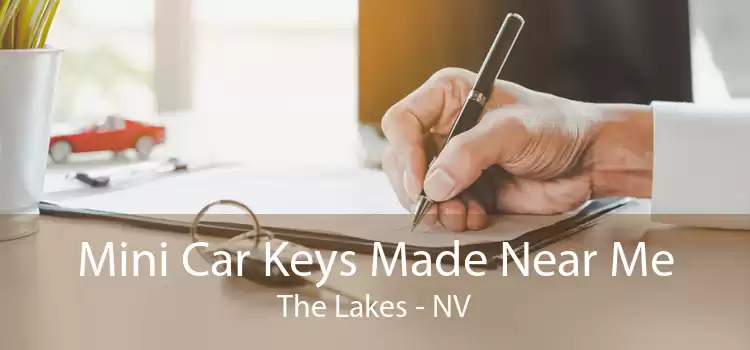 Mini Car Keys Made Near Me The Lakes - NV