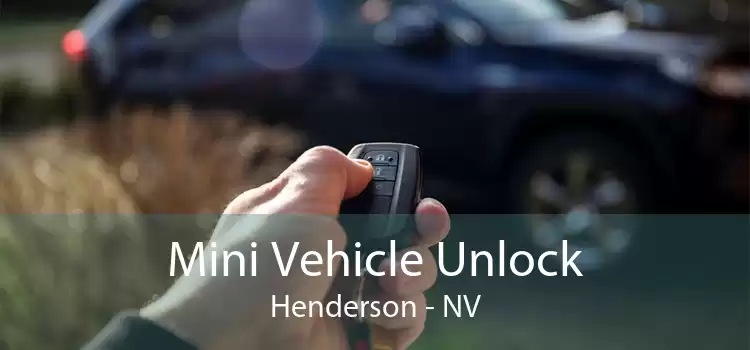 Mini Vehicle Unlock Henderson - NV