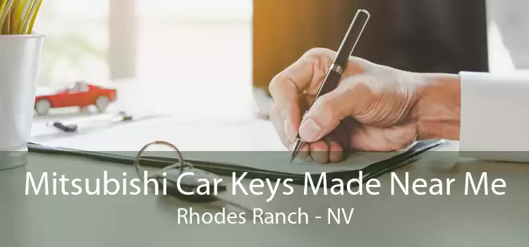 Mitsubishi Car Keys Made Near Me Rhodes Ranch - NV