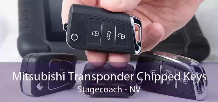 Mitsubishi Transponder Chipped Keys Stagecoach - NV