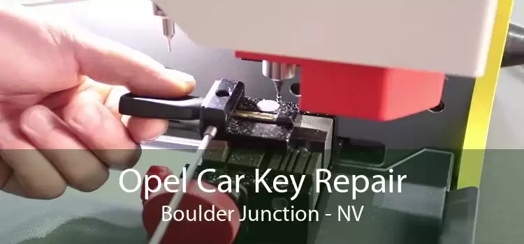 Opel Car Key Repair Boulder Junction - NV