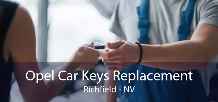 Opel Car Keys Replacement Richfield - NV