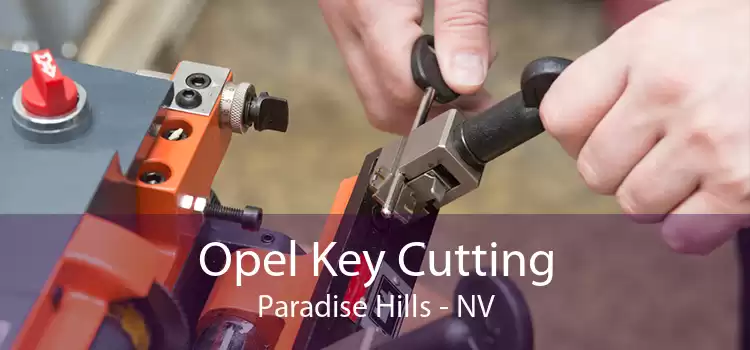 Opel Key Cutting Paradise Hills - NV