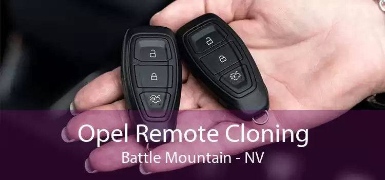 Opel Remote Cloning Battle Mountain - NV