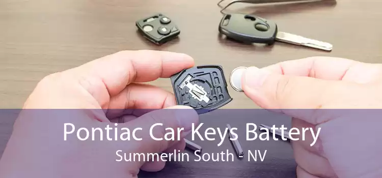 Pontiac Car Keys Battery Summerlin South - NV