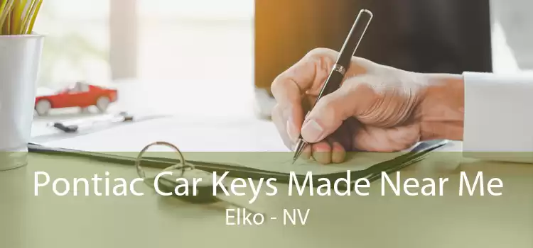 Pontiac Car Keys Made Near Me Elko - NV