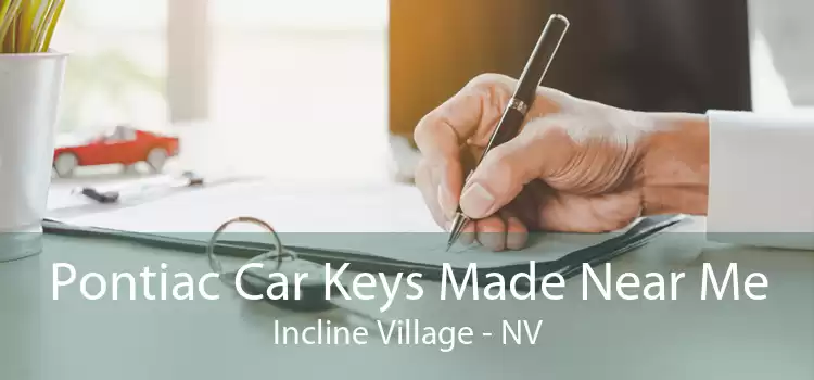Pontiac Car Keys Made Near Me Incline Village - NV