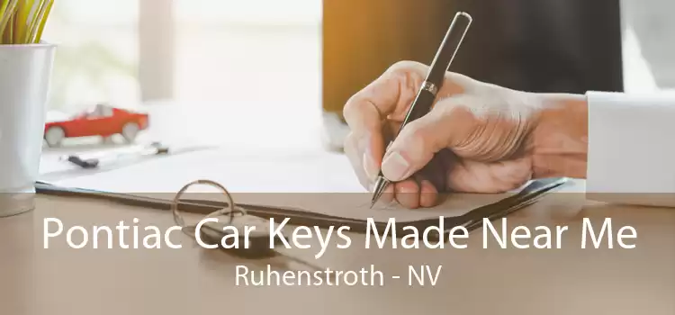 Pontiac Car Keys Made Near Me Ruhenstroth - NV