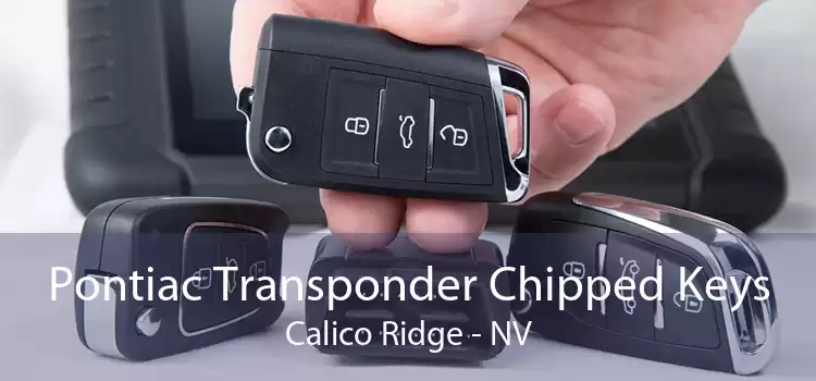 Pontiac Transponder Chipped Keys Calico Ridge - NV