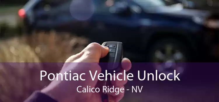 Pontiac Vehicle Unlock Calico Ridge - NV