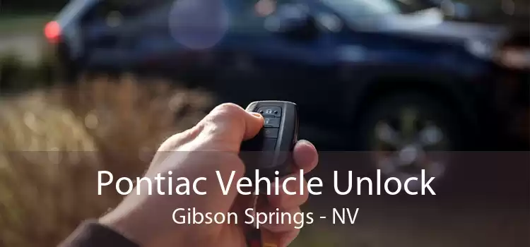 Pontiac Vehicle Unlock Gibson Springs - NV