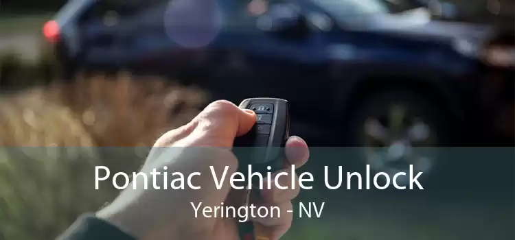 Pontiac Vehicle Unlock Yerington - NV