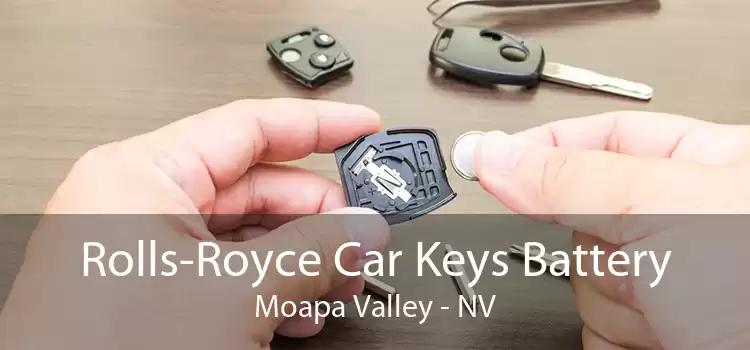 Rolls-Royce Car Keys Battery Moapa Valley - NV