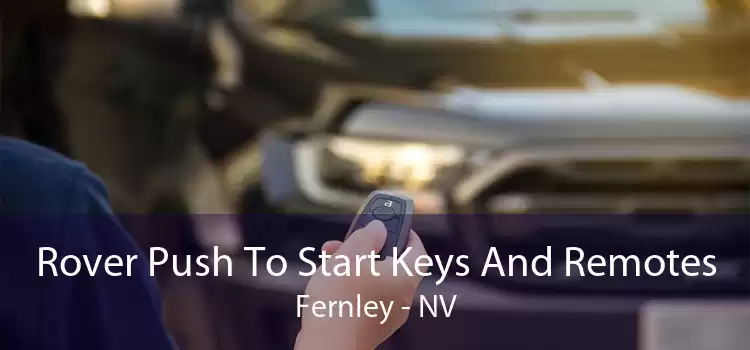 Rover Push To Start Keys And Remotes Fernley - NV