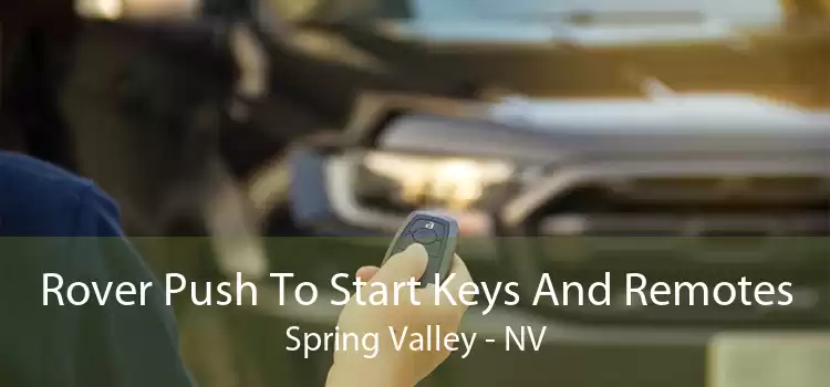 Rover Push To Start Keys And Remotes Spring Valley - NV