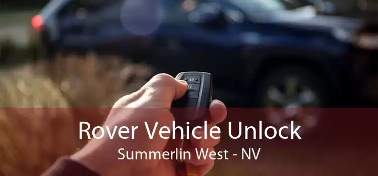 Rover Vehicle Unlock Summerlin West - NV