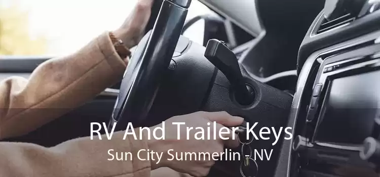 RV And Trailer Keys Sun City Summerlin - NV