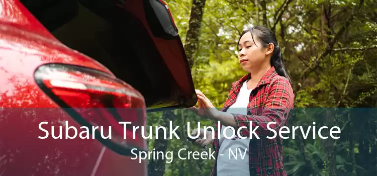 Subaru Trunk Unlock Service Spring Creek - NV