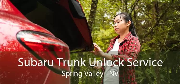 Subaru Trunk Unlock Service Spring Valley - NV
