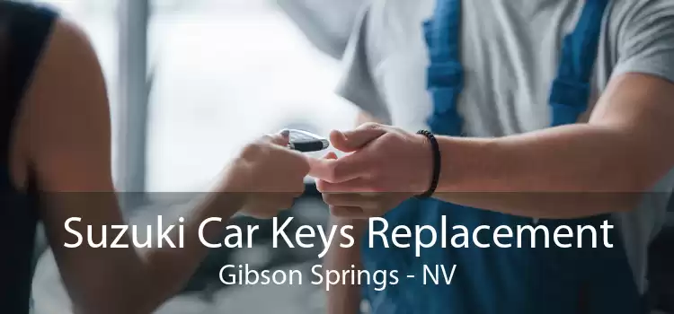 Suzuki Car Keys Replacement Gibson Springs - NV