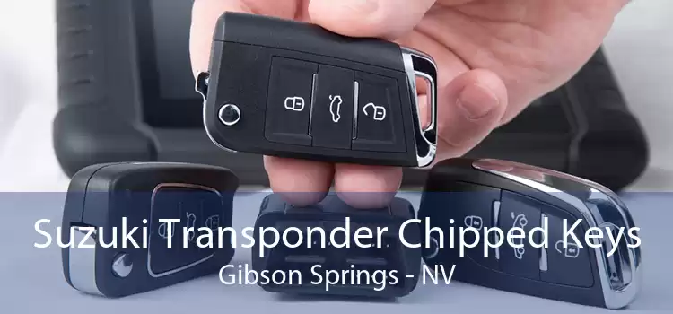 Suzuki Transponder Chipped Keys Gibson Springs - NV
