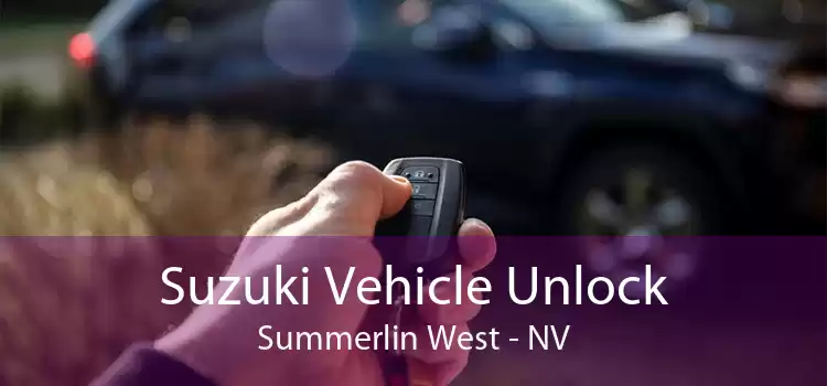Suzuki Vehicle Unlock Summerlin West - NV