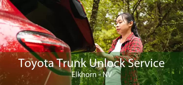 Toyota Trunk Unlock Service Elkhorn - NV